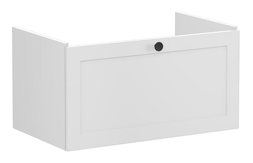 VitrA Root Classic 80cm 1 Drawer Washbasin Unit - Matt Light Grey
