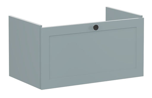 VitrA Root Classic 80cm 1 Drawer Washbasin Unit - Matt Fjord Green