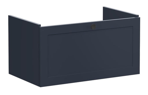 VitrA Root Classic 80cm 1 Drawer Washbasin Unit - Matt Dark Blue