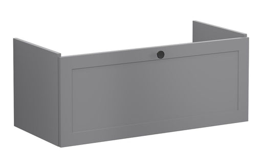 VitrA Root Classic 100cm 1 Drawer Slim Washbasin Unit - Matt Grey