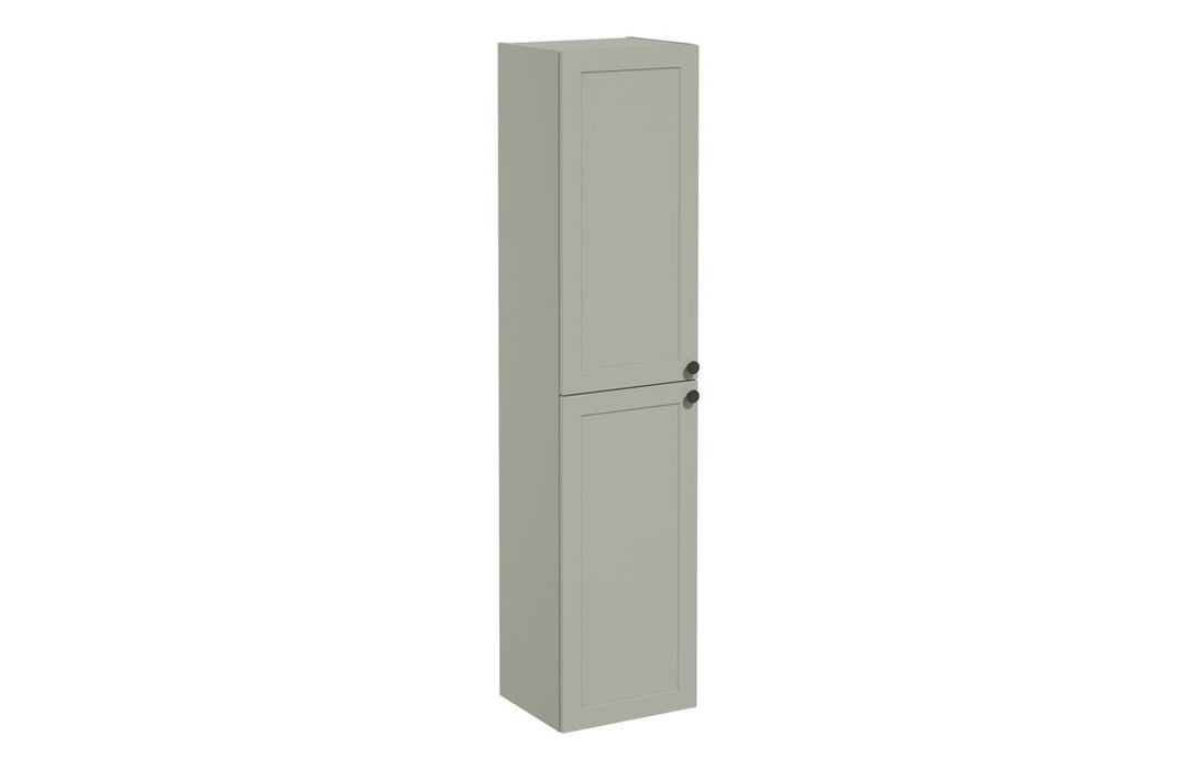 VitrA Root Classic 40cm 2 Door Tall Unit (LH Hinge) - Matt Retro Green