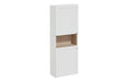 VitrA Root Classic 55cm 2 Door Semi-Tall Unit (LH Hinge) - Matt Light Grey