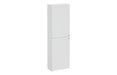 VitrA Root Classic 55cm 2 Door Slim Tall Unit (LH Hinge) - Matt Light Grey