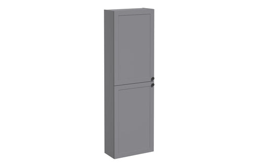 VitrA Root Classic 55cm 2 Door Slim Tall Unit (LH Hinge) - Matt Grey