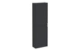 VitrA Root Classic 55cm 2 Door Slim Tall Unit (LH Hinge) - Matt Graphite