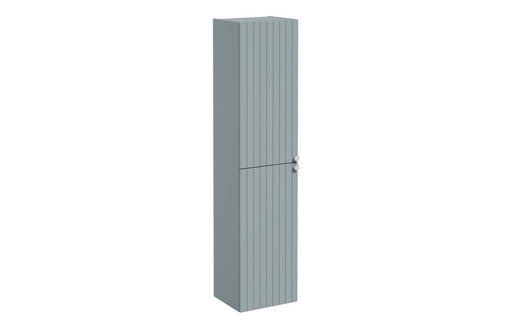 VitrA Root Groove 40cm 2 Door Tall Unit (LH Hinge) - Matt Fjord Green