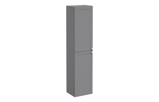 VitrA Root Classic 40cm 2 Door Tall Unit (LH Hinge) - Matt Grey