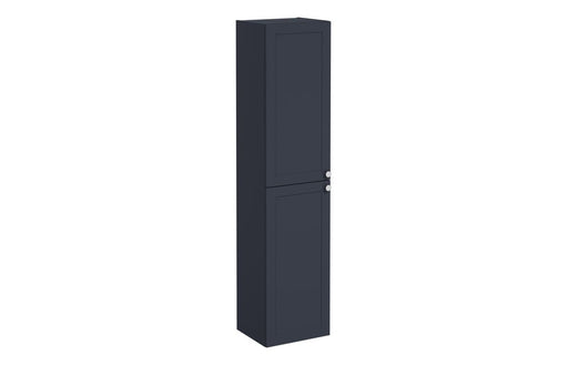 VitrA Root Classic 40cm 2 Door Tall Unit (LH Hinge) - Matt Dark Blue