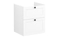 VitrA Root Classic 60cm 2 Drawer Washbasin Unit - Matt White