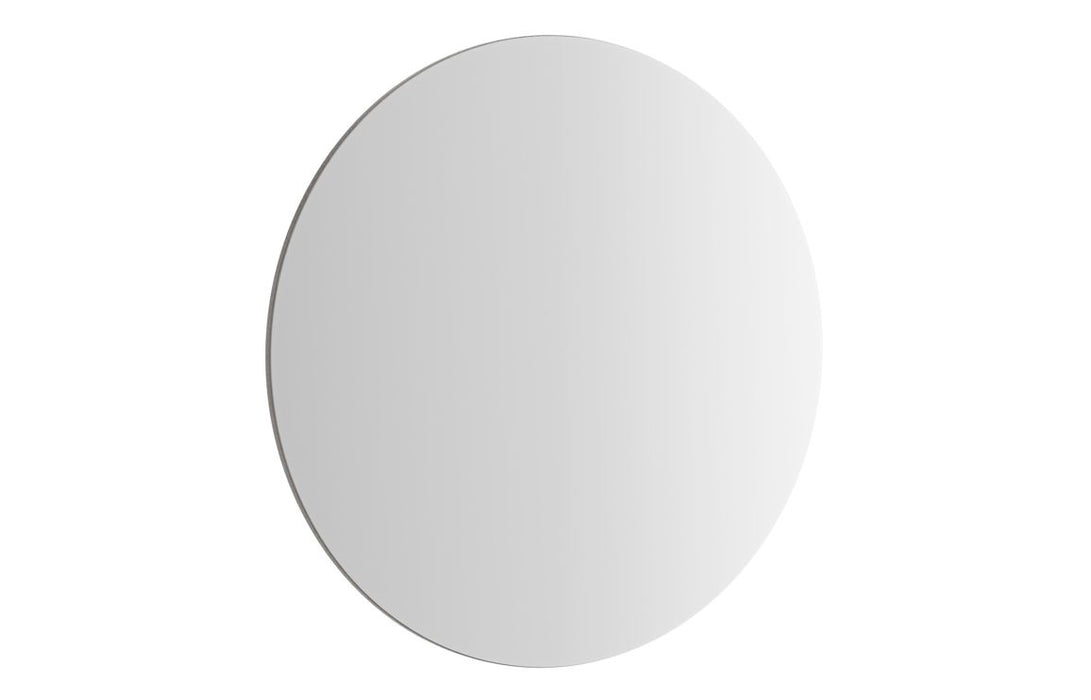 VitrA 795x795mm Round Mirror - Brushed Chrome