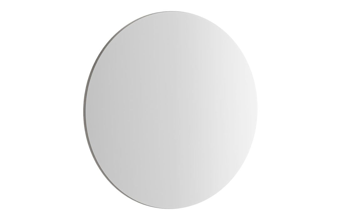 VitrA 595x595mm Round Mirror - Brushed Chrome