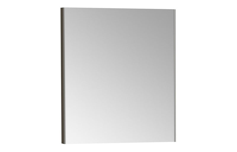 VitrA 620x695mm Rectangular Mirror - Brushed Chrome