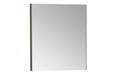 VitrA 620x695mm Rectangular Mirror - Brushed Chrome