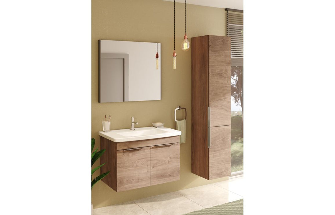 VitrA 820x695mm Rectangular Mirror - Brushed Chrome