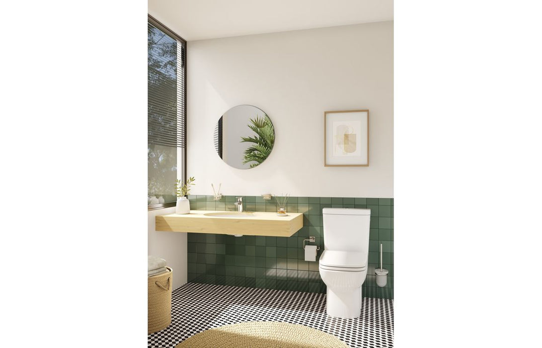 VitrA S20 Open Back Close Coupled Pan Only - White