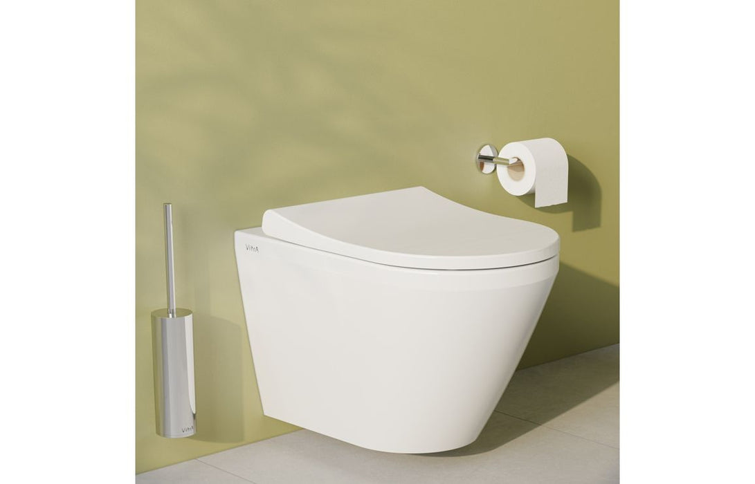 VitrA Integra Rimless Wall Hung Pan Only (Hidden Fix) - White
