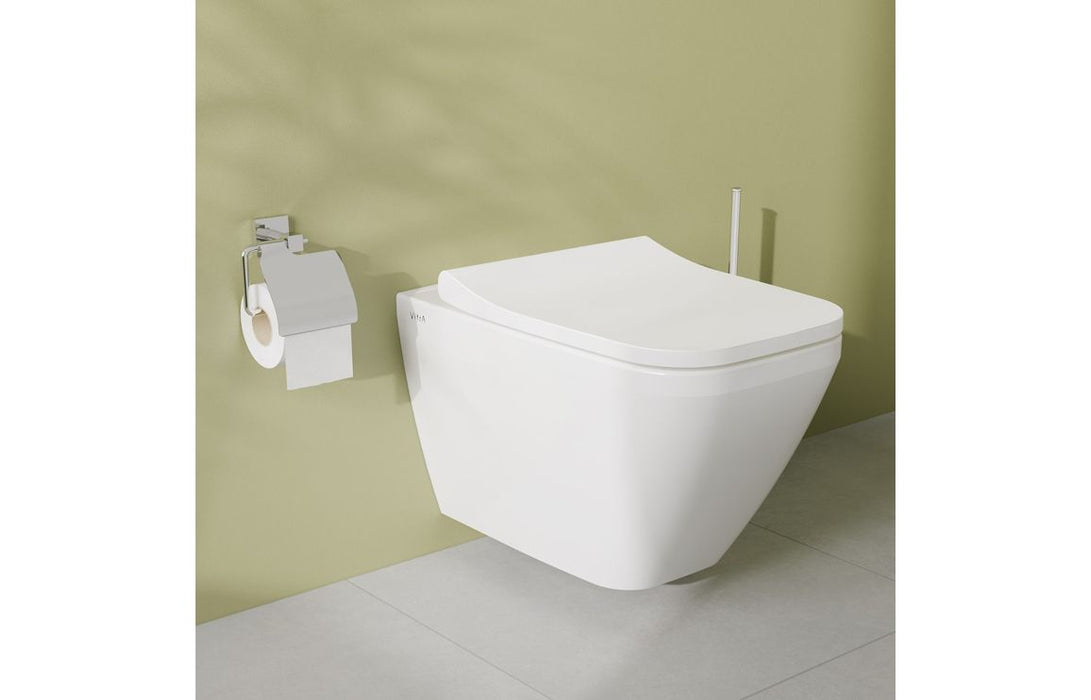 VitrA Integra Square Wall Hung Pan Only - White