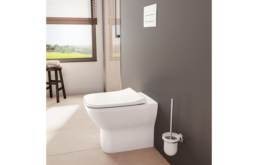 VitrA Integra Square Rimless Back to Wall Pan Only - White