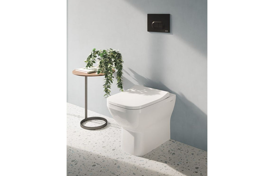 VitrA Integra Square Rimless Back to Wall Pan Only - White