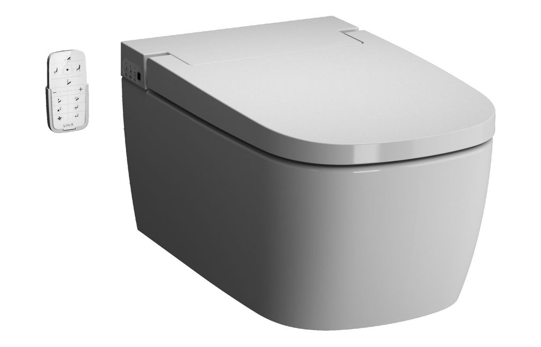 VitrA V-Care Comfort Rimless Shower Toilet - White