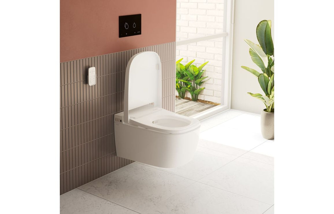 VitrA V-Care Essential Rimless Shower Toilet - White