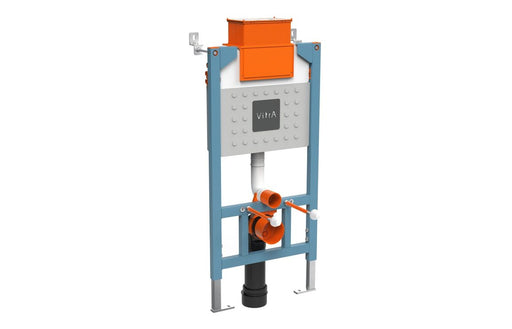 VitrA V-Fix Prime Reduced Height (98cm) WH WC Frame & 3/6L Cistern (Floor/Wall Fix)