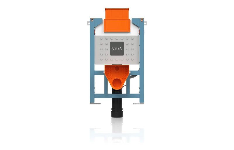 VitrA V-Fix Prime Reduced Height (82cm) WH WC Frame & 3/6L Cistern (Floor/Wall Fix)