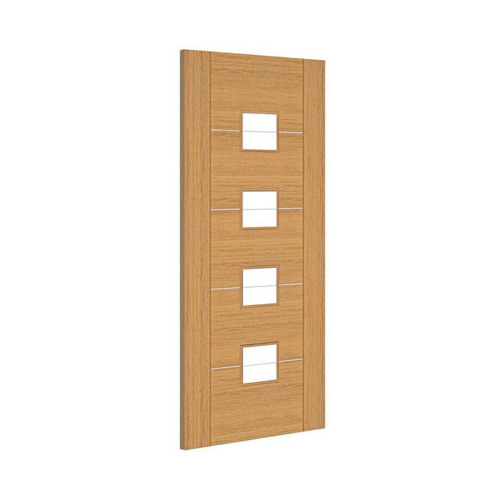 Deanta Valencia Prefinished Oak Glazed Door