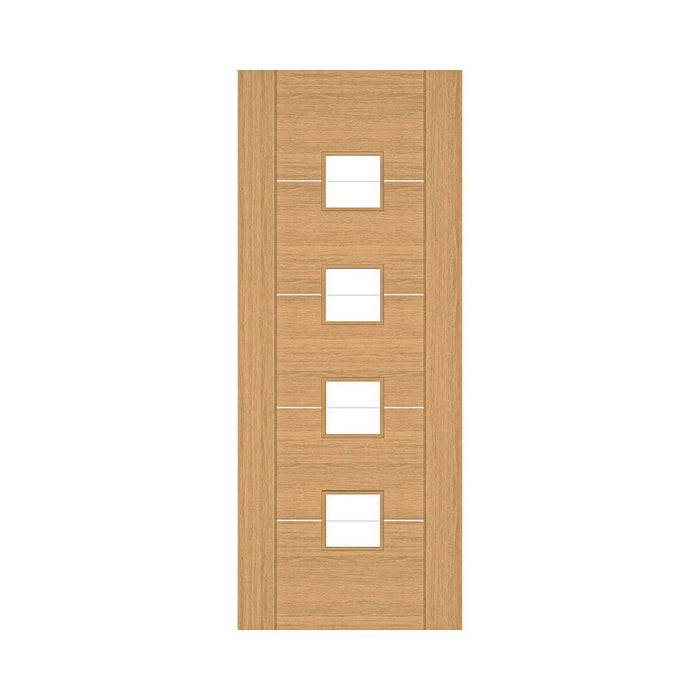 Deanta Valencia Prefinished Oak Glazed Door