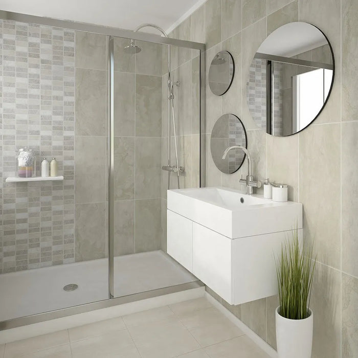 Vilo Motivo Tile – Beige Marble – Pack of 4