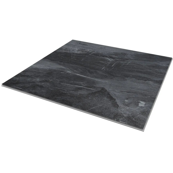 Vilo SPC Tile Flooring – Dark Stone