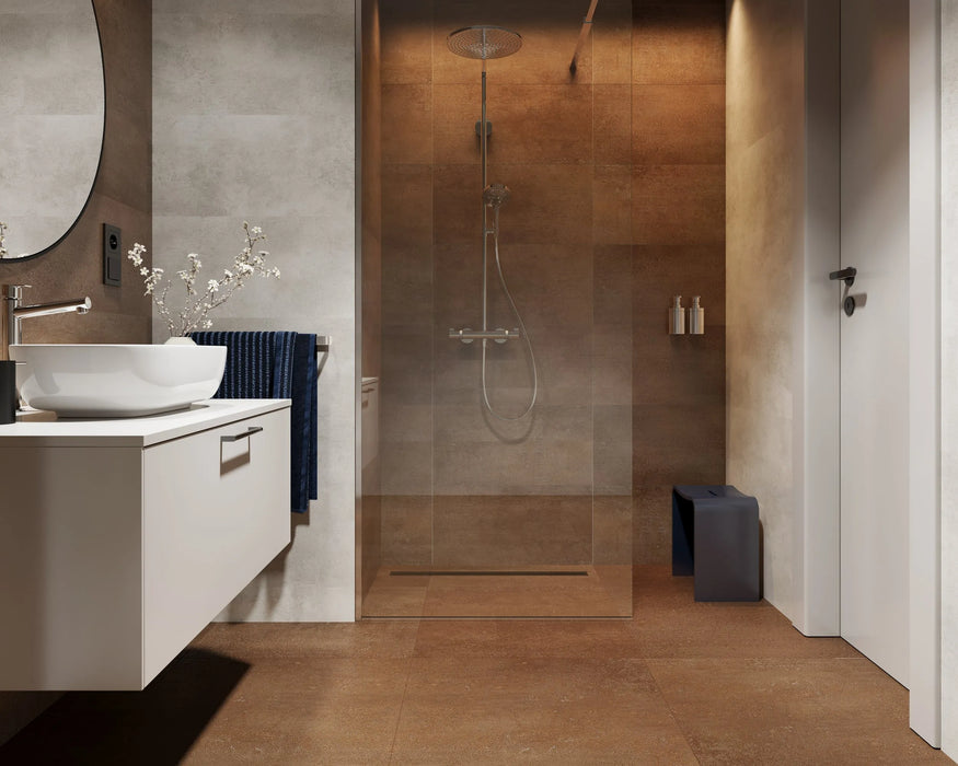 Vilo SPC Tile Flooring – Rust
