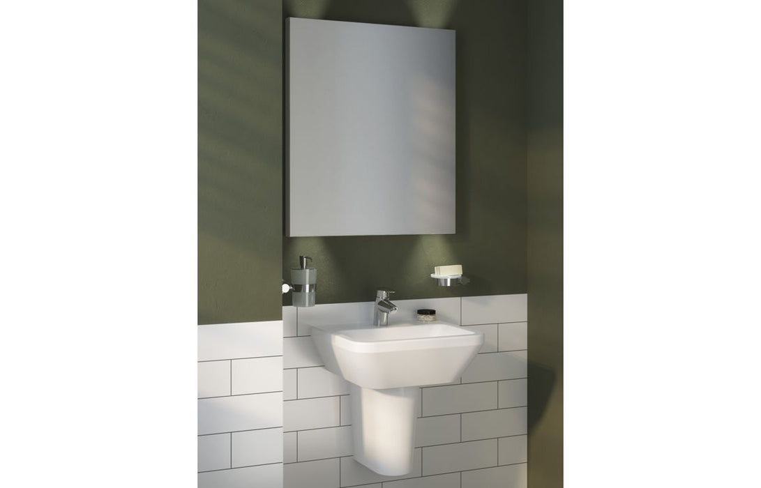 VitrA Integra 600x360mm Compact Basin w/Overflow - White