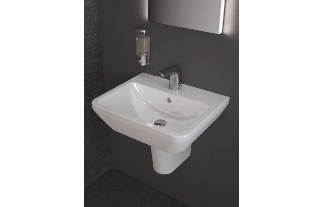 VitrA Integra 650x490mm 1TH Basin w/Overflow - White