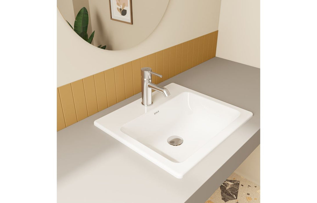 VitrA S20 500x450mm 1TH Countertop/Vessel Washbowl - White