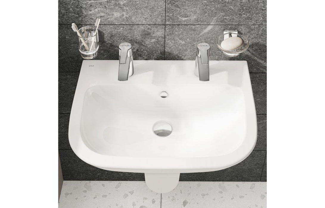 VitrA S20 595x455mm 1TH Basin Only - White