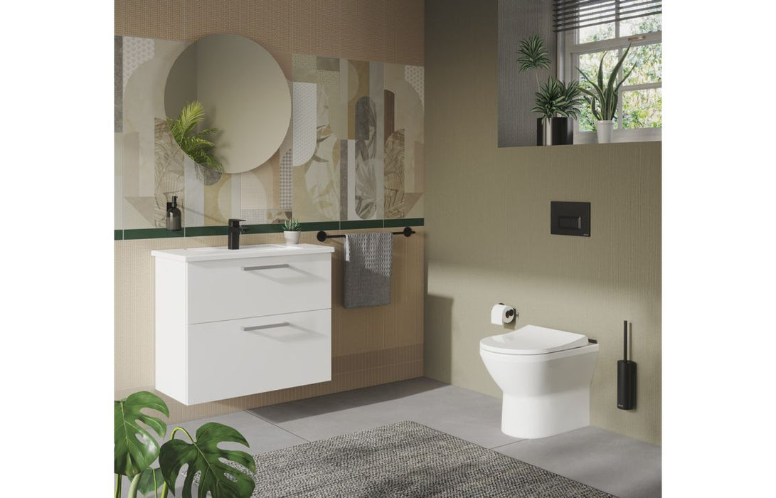 VitrA Integra 800x385mm 1TH Vanity Basin w/Overflow - White