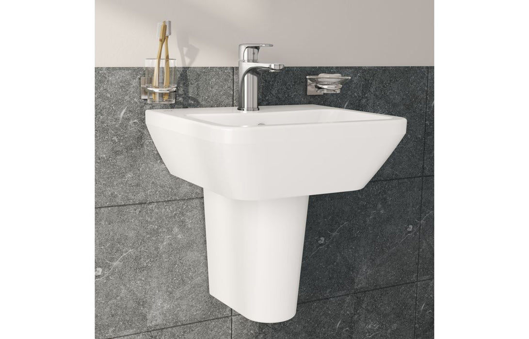 VitrA Integra 445x400mm 1TH Basin w/Overflow - White
