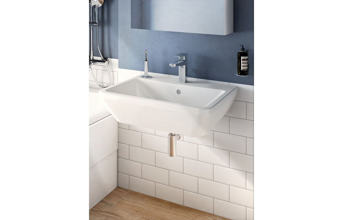 VitrA Integra 650x490mm 1TH Basin w/Overflow - White