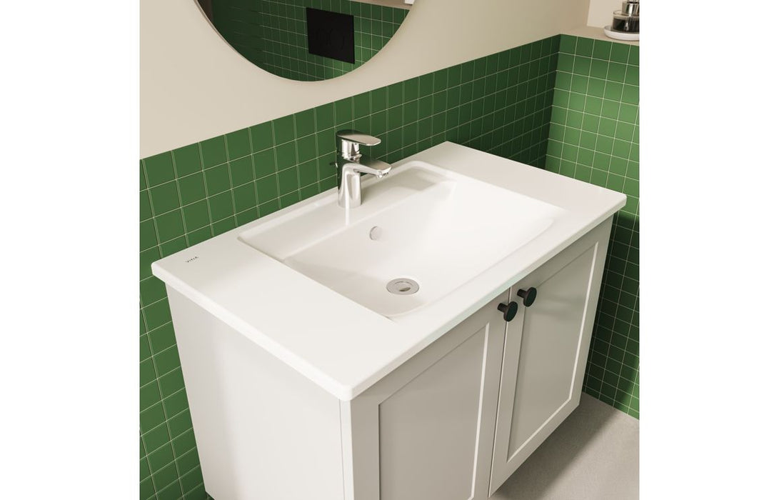 VitrA Integra 800x465mm 1TH Vanity Basin w/Overflow - White