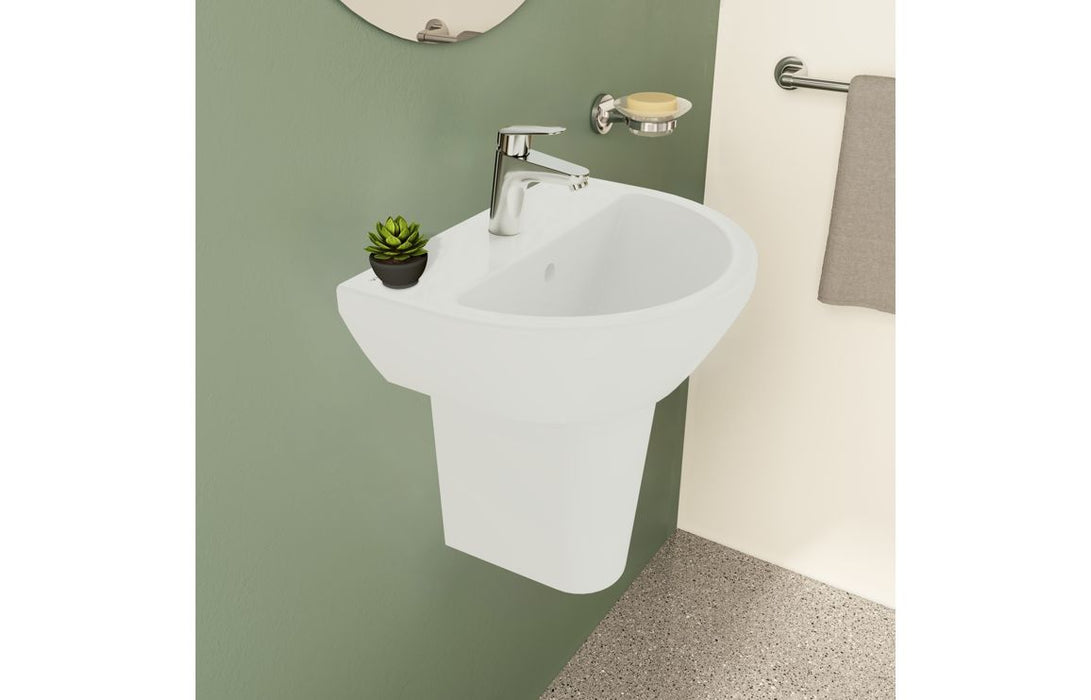 VitrA Integra 450x360mm 1TH Basin w/Overflow - White