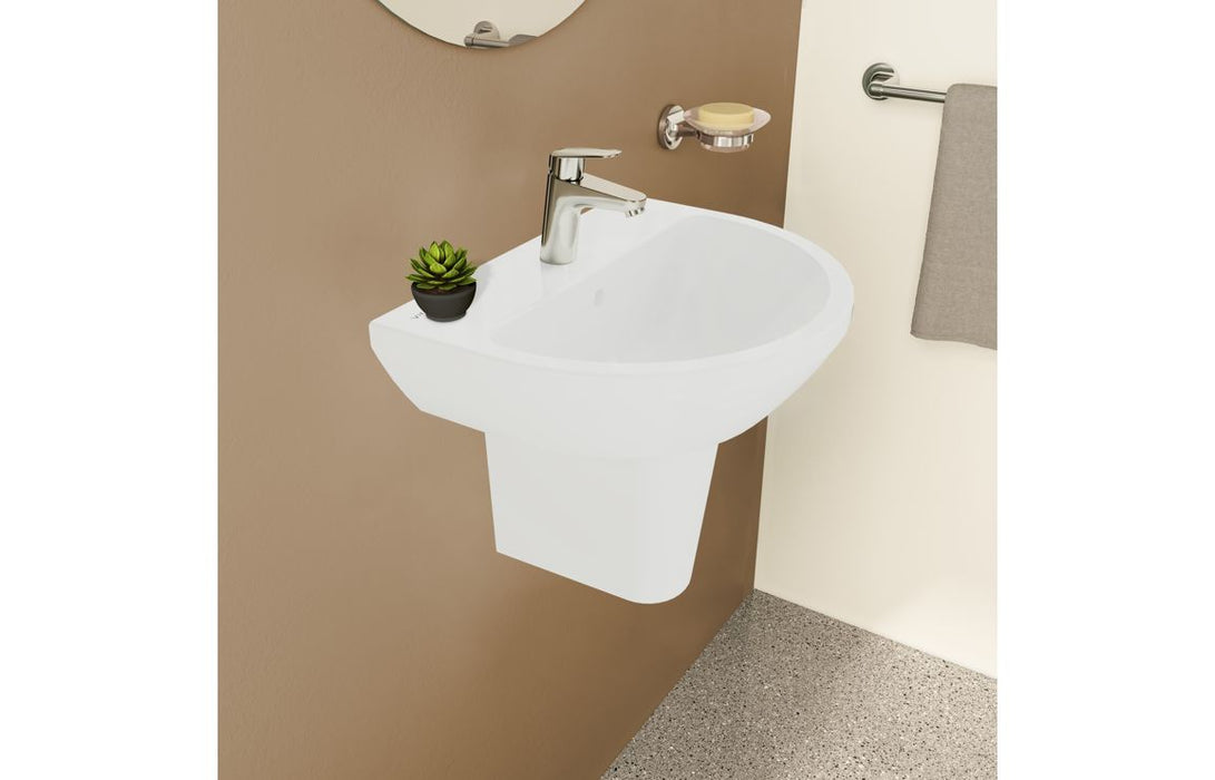 VitrA Integra 450x360mm 1TH Basin w/Overflow - White