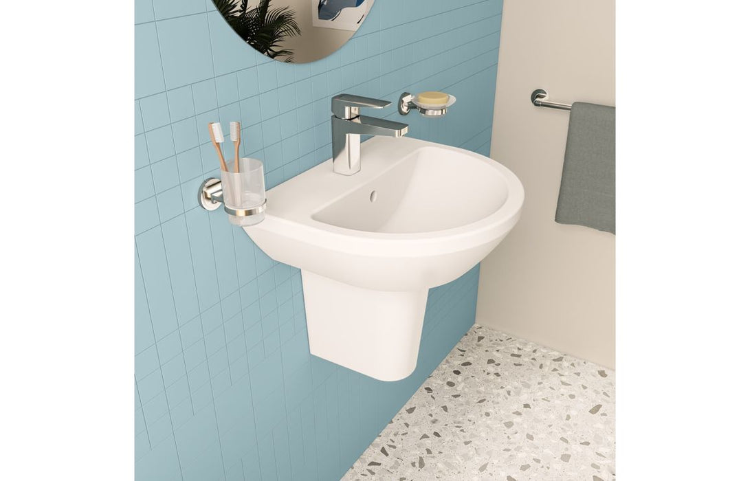 VitrA Integra 495x430mm 1TH Basin w/Overflow - White