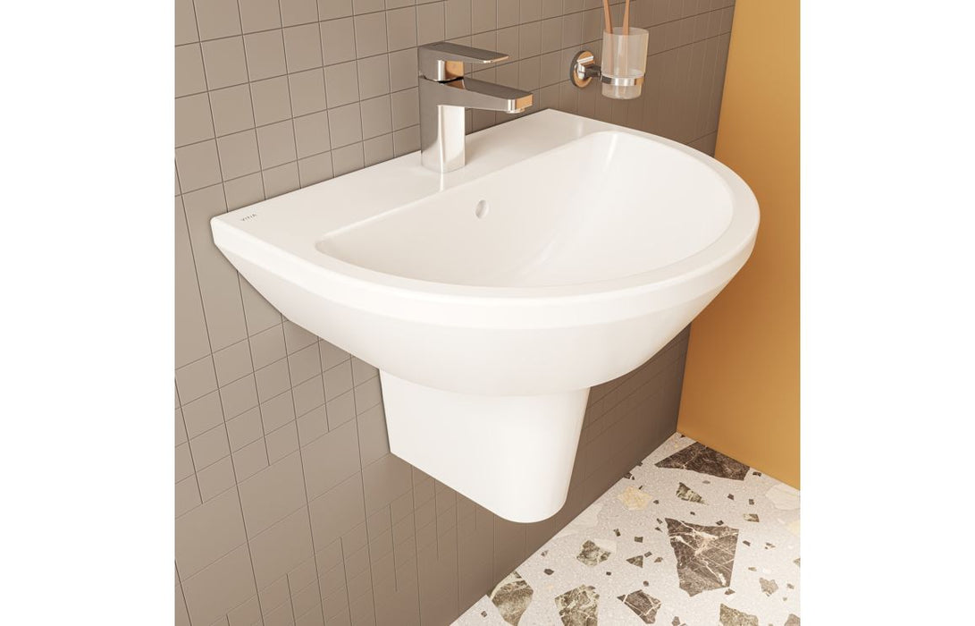 VitrA Integra 595x465mm 1TH Basin w/Overflow - White
