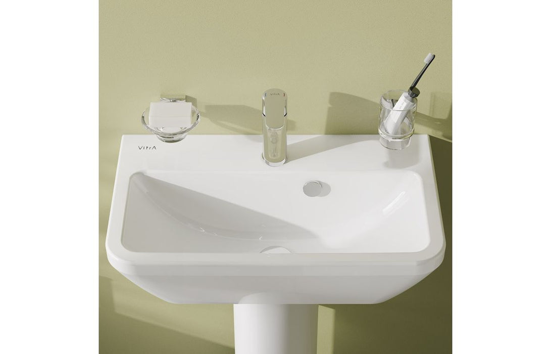 VitrA Integra 600x360mm Compact Basin w/Overflow - White