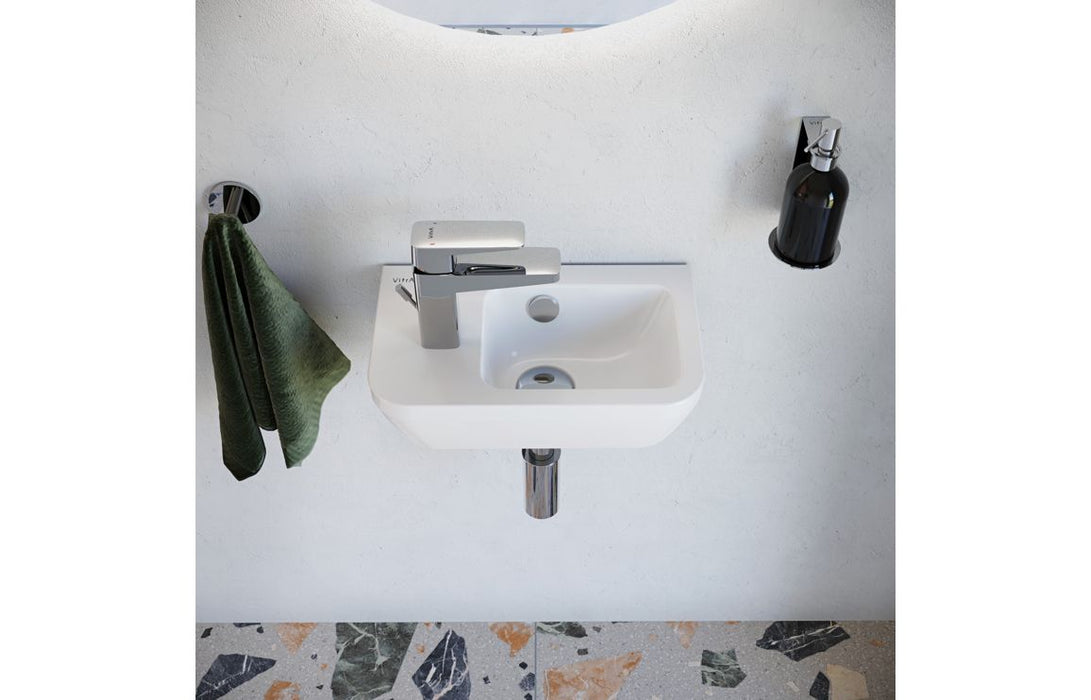 VitrA Integra 370x220mm 1TH Compact Basin (No Overflow) - White