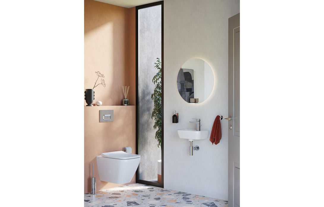 VitrA Integra 370x220mm 0TH Compact Basin w/Overflow - White