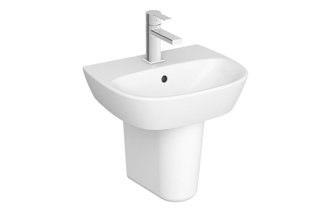 VitrA Zentrum 445x360mm 1TH Basin w/Overflow - White