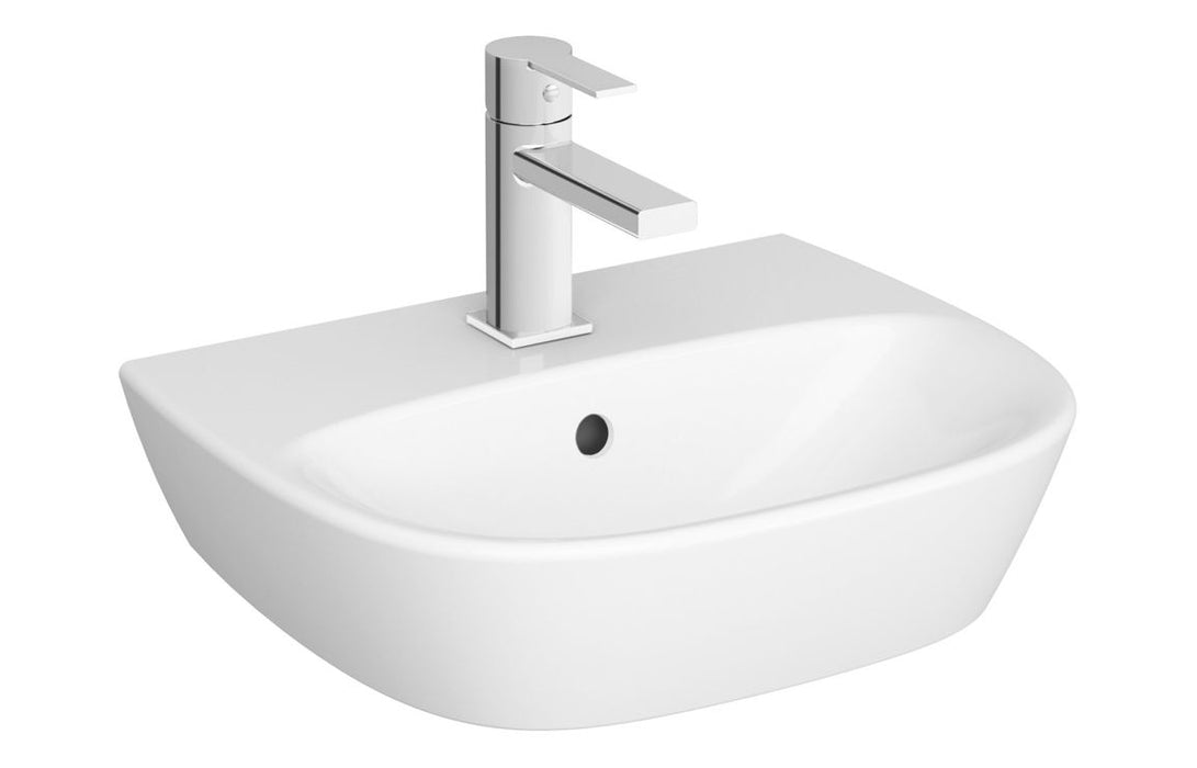 VitrA Zentrum 445x360mm 1TH Basin w/Overflow - White