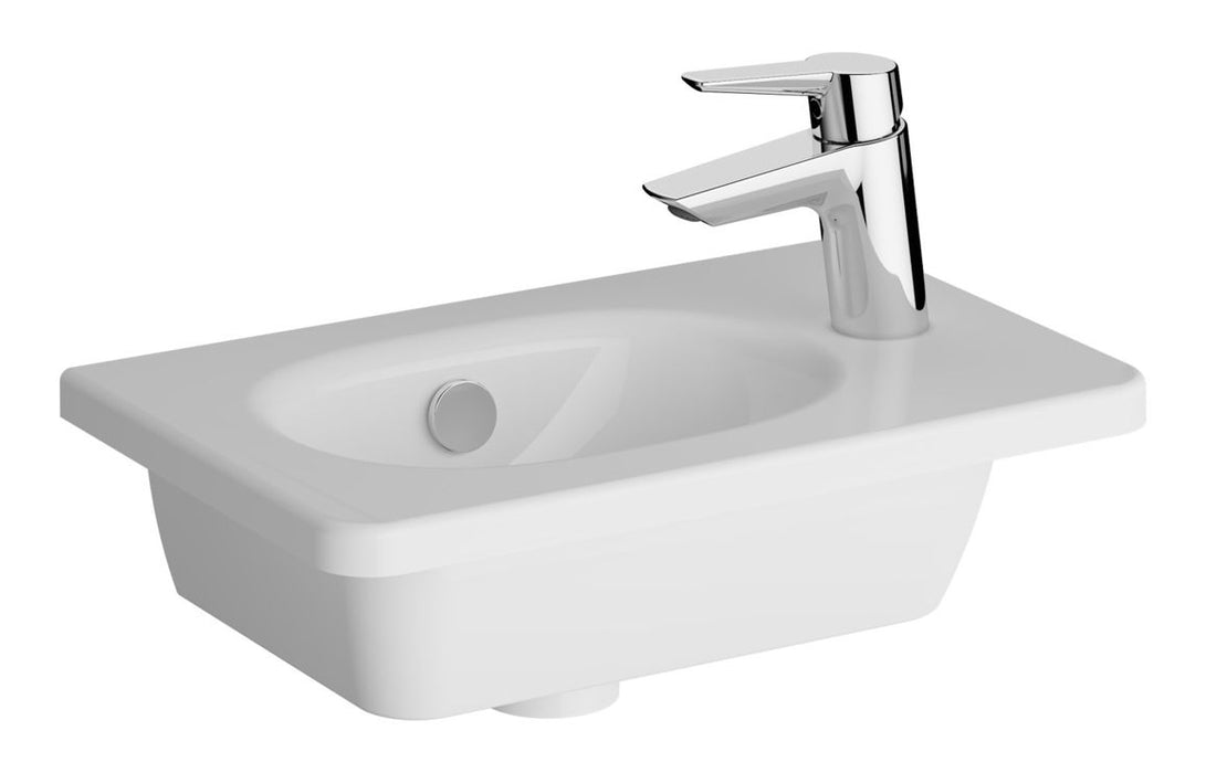 VitrA Zentrum 450x290mm 1TH Vanity Basin w/Overflow - White